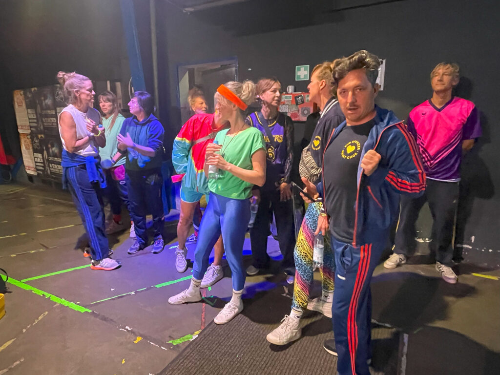 Bud Spenzer Heart Chor bei der Luftgitarrenmeisterschaft im Backstage